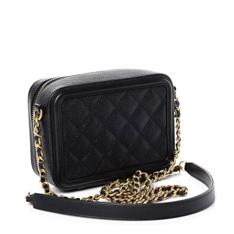 chanel filigree vanity clutch|Chanel vanity cases.